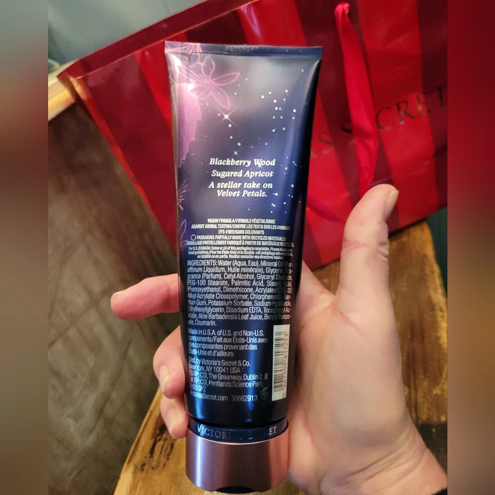 Victoria’s Secret velvet petals starlit fragrance body lotion-purple